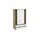Möbel Kraft Drehtürenschrank 121 x 200 x 60 cm Weiß