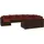 vidaXL Garten-Lounge-Set 9-tlg. braun
