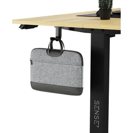 SENSE7 Schreibtisch NOJO elektrisch höhenverstellbar Schwarz / Weiß