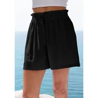 Buffalo Shorts mit Leinenanteil, luftige kurze Hose mit Taschen,