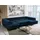 MKS Meble Eckcouch Velvet 2-Sitzer Dunkelblau