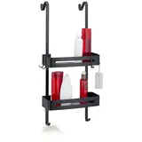 Relaxdays Duschablage zum Hängen, schwarz