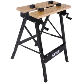 Stier Spanntisch Holz/Kunststoff/Stahl 150 kg mehrfarbig klappbar