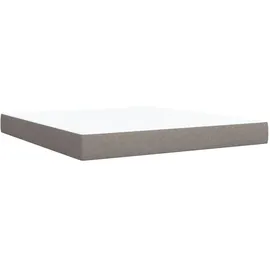 vidaXL Boxspringbett 180 x 200 cm Taupe