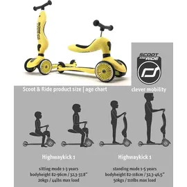 Scoot & Ride Highwaykick 1 lemon