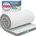 eloneo Topper Matratzentopper 160 x 200 grau/weiß