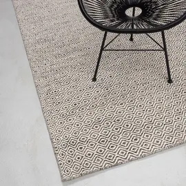 rug n' roll HANDWEBTEPPICH 2-Seitiger Skandi, modern 55x80 cm