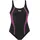 H.I.S. Badeanzug Damen Lila/Schwarz 36 Cup I/H