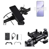 K-S-Trade Smartphone-Halterung für Vivo V50e India, (Handyhalterung das Fahrrad Halter Lenkstange Fahrradhalterung) schwarz