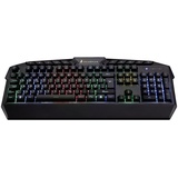 Verbatim SureFire KingPin RGB Gaming Multimedia Keyboard Kabelgebunden Gaming-Tastatur Nordisch, QWE