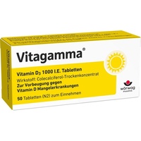 Wörwag Pharma Vitagamma Vitamin D3 1000 I.E. Tabletten 50