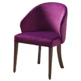 Xlmoebel Polsterstuhl Neue Designer Stühle aus massivem Echtholz für das Esszimmer (1 St), Hergestellt in Europa lila