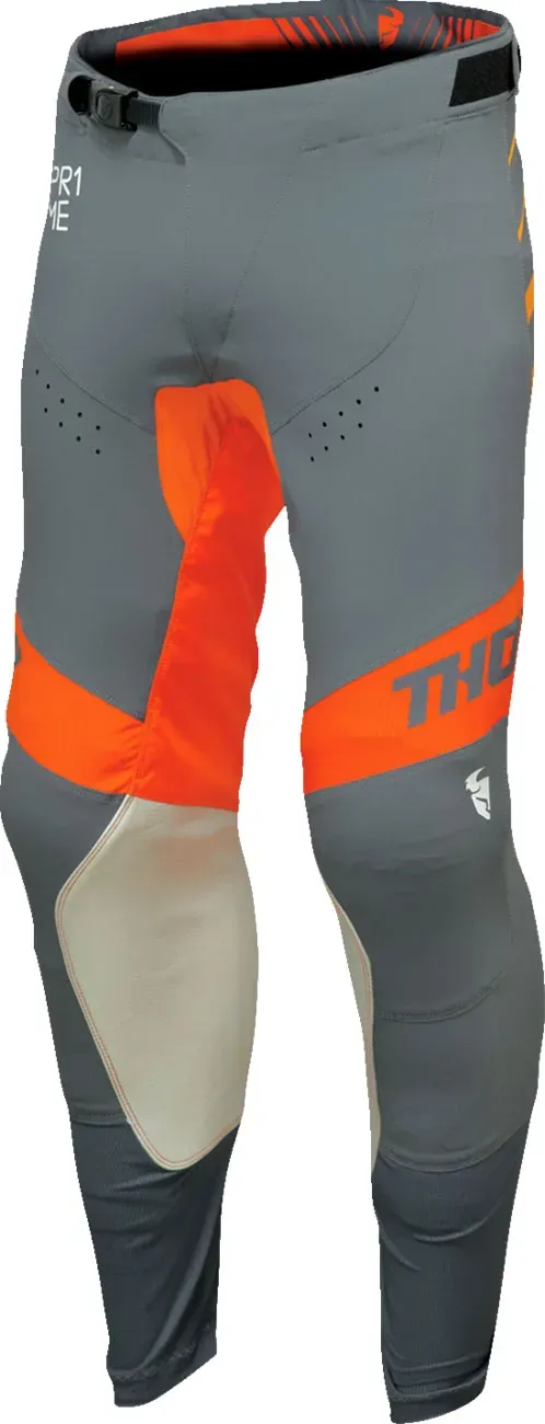 Thor Prime Analog, Textilhose - Grau/Orange - 33