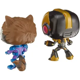 Funko Pop! Marvel vs. Capcom: Rocket vs. Mega Man X Vinyl Bobble-Head 2er Pack
