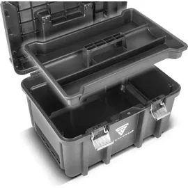 STAHLWERK Werkzeugtrolley Kunststoff/Metall schwarz 3 Teile