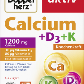 Doppelherz Aktiv Calcium 1200 mg + Vitamin D3 Tabletten 30 St.