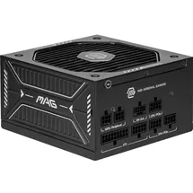 MSI MAG A750GLS PCIE5 Netzteil, 750W, 80 Plus Gold, ATX 3.1, PCIe 5.1 GPU Unterstützung, Native 12V-2x6, Zweifarbiger 12V-2x6 Anschluss, ATX PSU, Modulare Kabel