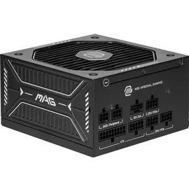 MSI MAG A750GLS PCIE5 Netzteil, 750W, 80 Plus Gold, ATX 3.1, PCIe 5.1 GPU Unterstützung, Native 12V-2x6, Zweifarbiger 12V-2x6 Anschluss, ATX PSU, Modulare Kabel