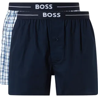 Boss Ew Boxershorts 2 Einheiten Dark Blue M