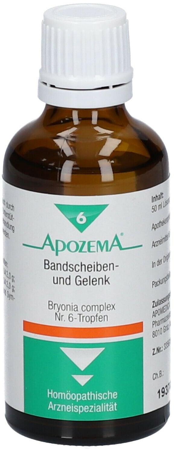 Apozema® Bandscheiben- und Gelenke-Tropfen Nr. 6 Tropfen 50 ml 50 ml Tropfen