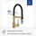 Villeroy & Boch Steel Expert Compact Küchenarmatur Gold-Schwarz