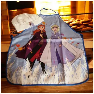 Disney Frozen Küchenset für Kinder Schürze und Mütze | Gr.: onesize