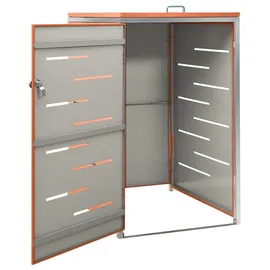 vidaXL Mülltonnenbox 69 x 77,5 x 113 cm orange