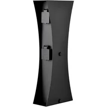 LEDINO Steckdosensäule 4er Edelstahl H 46 cm anthrazit