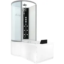AcquaVapore Whirlpool Wanne Duschtempel Dusche Duschkabine K50-r02-wp-ec 100x170 cm mit 2k Scheiben Versiegelung