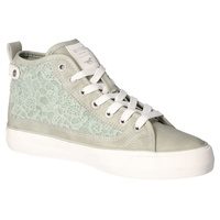 Mustang Damen High-Top Sneaker grün