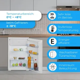 Bomann KSE 7810 Einbaukühlschrank (118 l, 890 mm hoch)