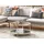 Beliani Couchtisch Gold, Transparent, Glas, 70x40x70 cm Wohnzimmer, Wohnzimmertische, Couchtische