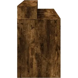 vidaXL Schreibtisch Räuchereiche braun