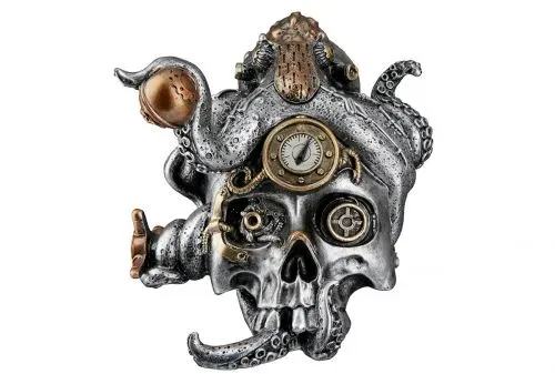 Gilde Poly Skulptur Steampunk Skul