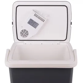Vaiko Vaiko® Kühlbox 12V 230V Camping, Kühlschrank Thermoelektrische Warmhaltebox – Grau