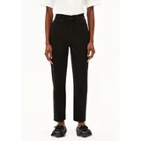 MAIRAA HIGH WAIST MOM JEANS | recycelter Baumwoll Mix Comfort Stretch - schwarz (30-32)