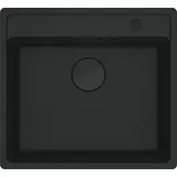 Franke Maris MRG 610-52 A Fragranit Black Matt - Black Collection Excenterbetätigung - Schwarz