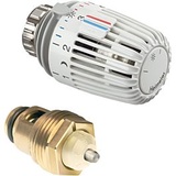 Heimeier Thermostat-Nachrüst-Set 3500-13.800 weiß, mit Thermostat-Oberteil/-Kopf K, für DN 20