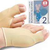 YogaMedic Hallux Valgus Socken- Großer Zeh & Fußzehen Entlastung Vorfusspolster- Hammerzeh Korrektur und Schutz, 1 Paar für Schuhe, Sandalen- Schiene Zehenkorrektor für Damen & Herren, Größe L/XL