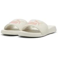 Puma Popcat 20 Coquette Slide Sandal, Alpine Snow-Deeva Peach, 39 EU