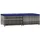 vidaXL Gartenhocker mit Kissen 2 St. 2 x 2 x 2 cm grau
