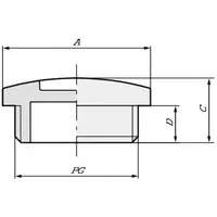 Lapp 52003440 SKINDICHT BL PG 29 Verschlussschraube PG29 Messing
