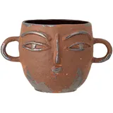 Bloomingville Blumentopf Lo Steingut, Braun