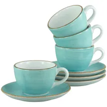 CreaTable Tasse Vintage Nature 0,18 l Aqua 8 St.