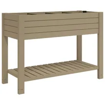 vidaXL Hochbeet Hellbraun 110x45x79 cm Polypropylen