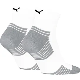 Puma Cushioned Quarter Socken 2er Pack Weiß 35-38