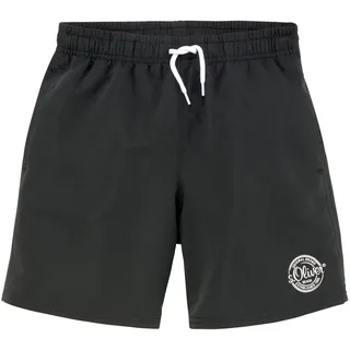 s.Oliver Badeshorts mit Logo-Print Schwarz 110/116