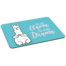 PEDEA Mauspad 35 x 26 cm Yoga Lama