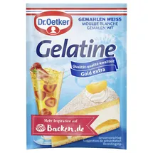 Dr. Oetker Dr.Oetker Gelatine gemahlen weiss Gold extra 3ST 27G