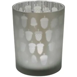 Krasilnikoff Teelichtglas / Eichel, groß, Eichel, 10 x 12.5 cn